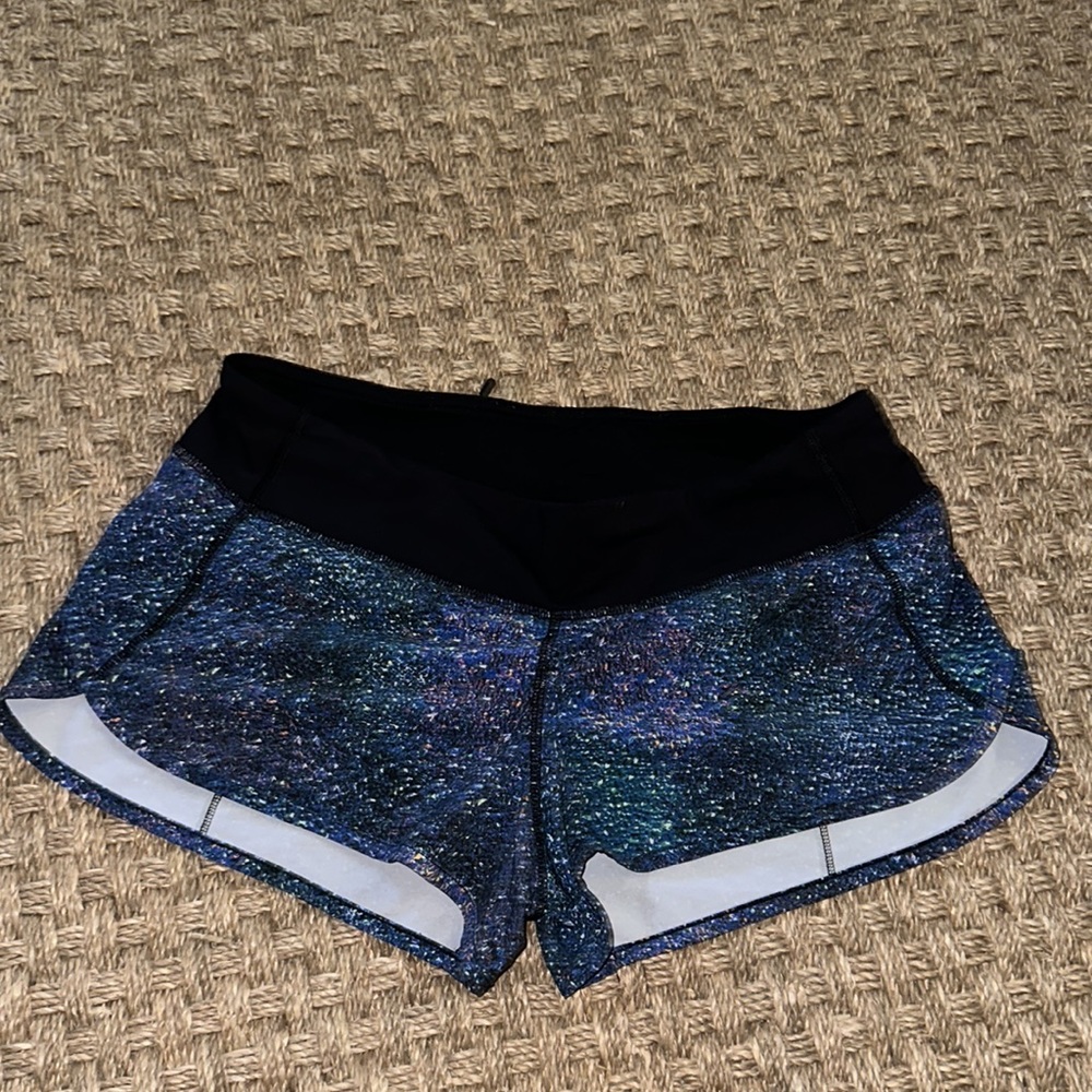 Lululemon multi-colored shorts size 8.